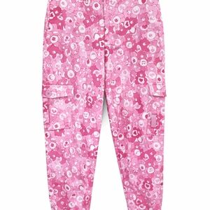 Pink Floral Kids Pajama Pants